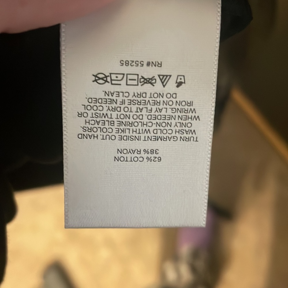 NWT Express Metallic Black/Gold Shimmer crew neck sweatershirt - Picture 9 of 11